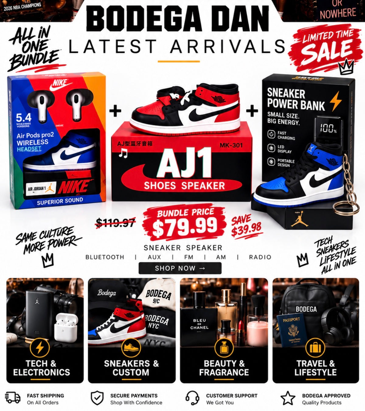 Bodega Dan Ultimate Tech & Sneaker Bundle