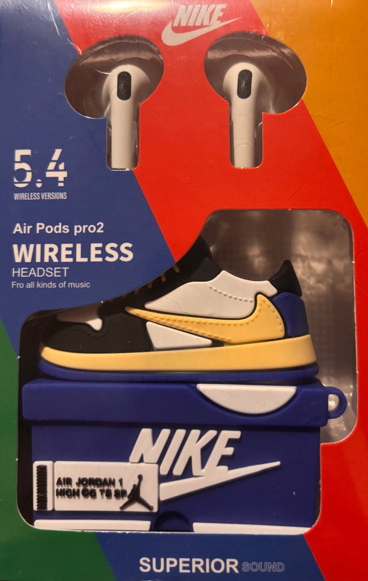 Nike Air Pod Pro 2 Wireless Earbuds & Case