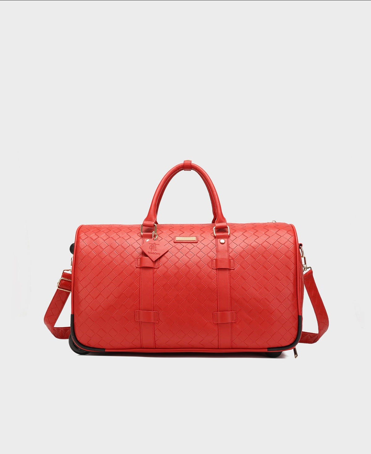 TOTE&CARRY Luxury Rolling Travel Duffel Bag