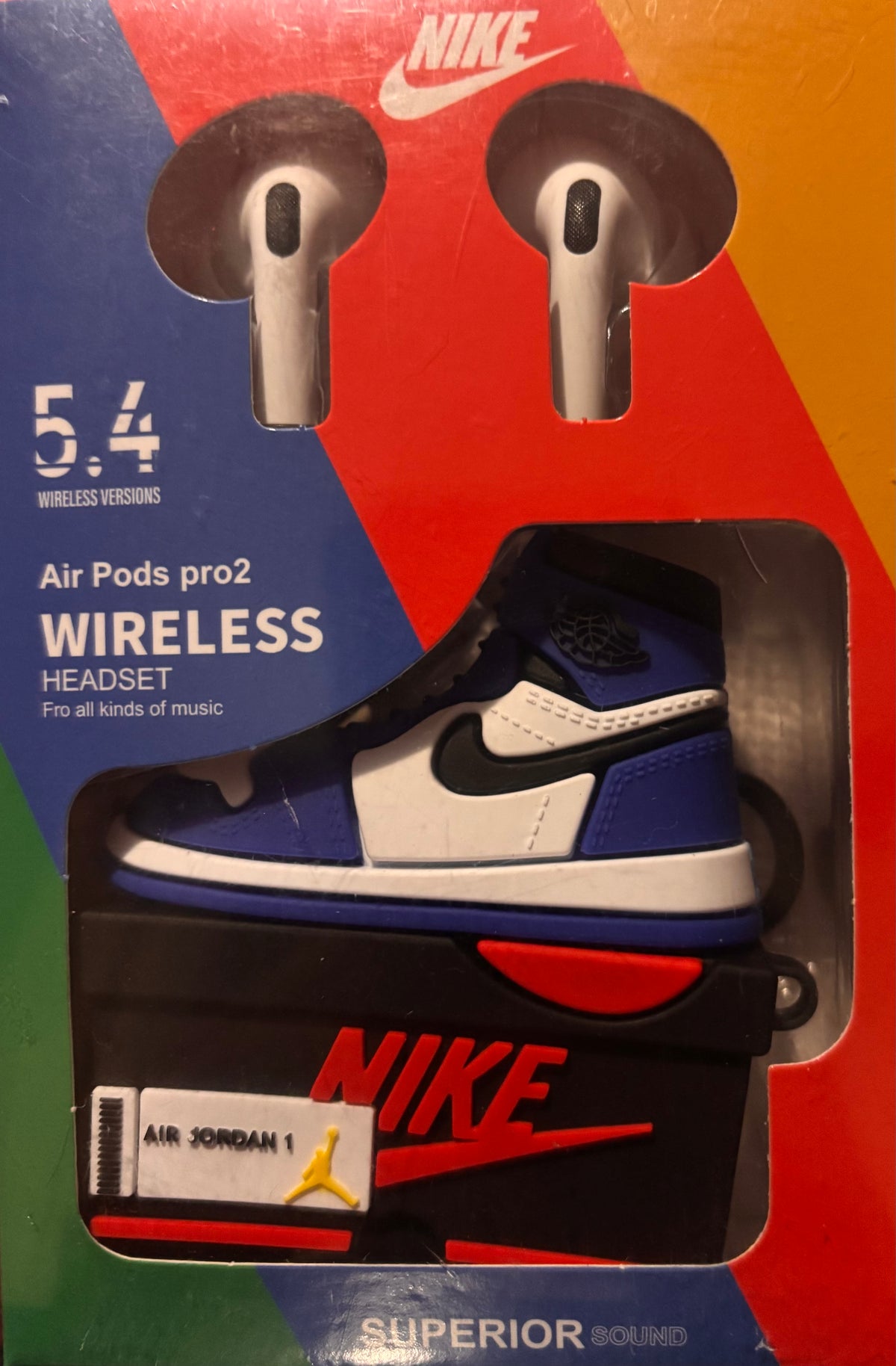 Nike Air Pod Pro 2 Wireless Earbuds & Case