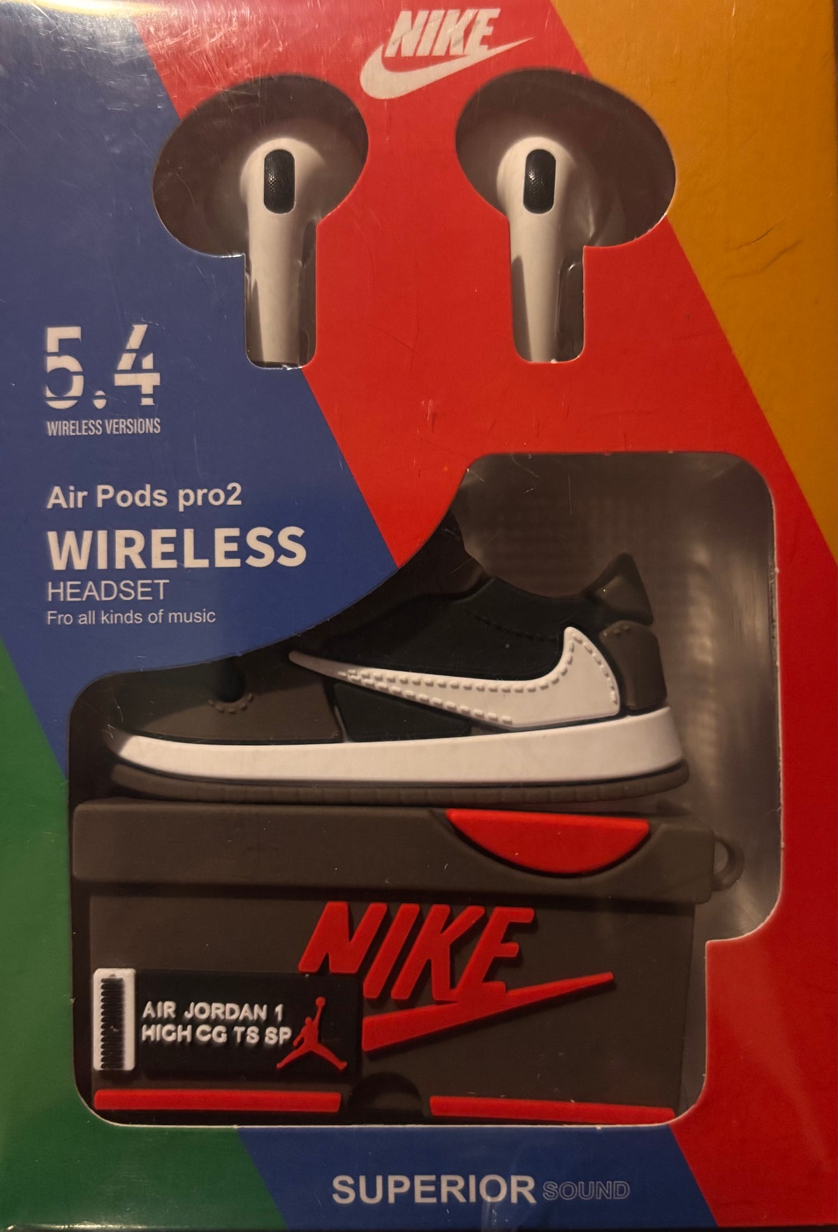 Nike Air Pod Pro 2 Wireless Earbuds & Case