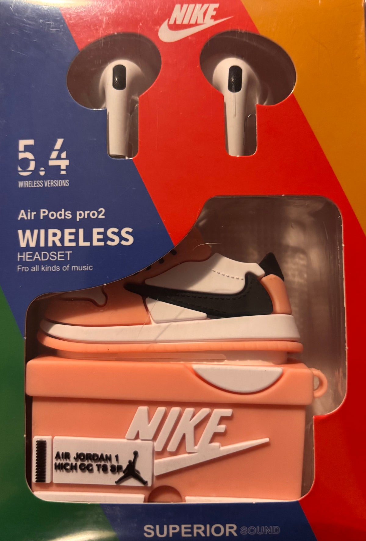Nike Air Pod Pro 2 Wireless Earbuds & Case