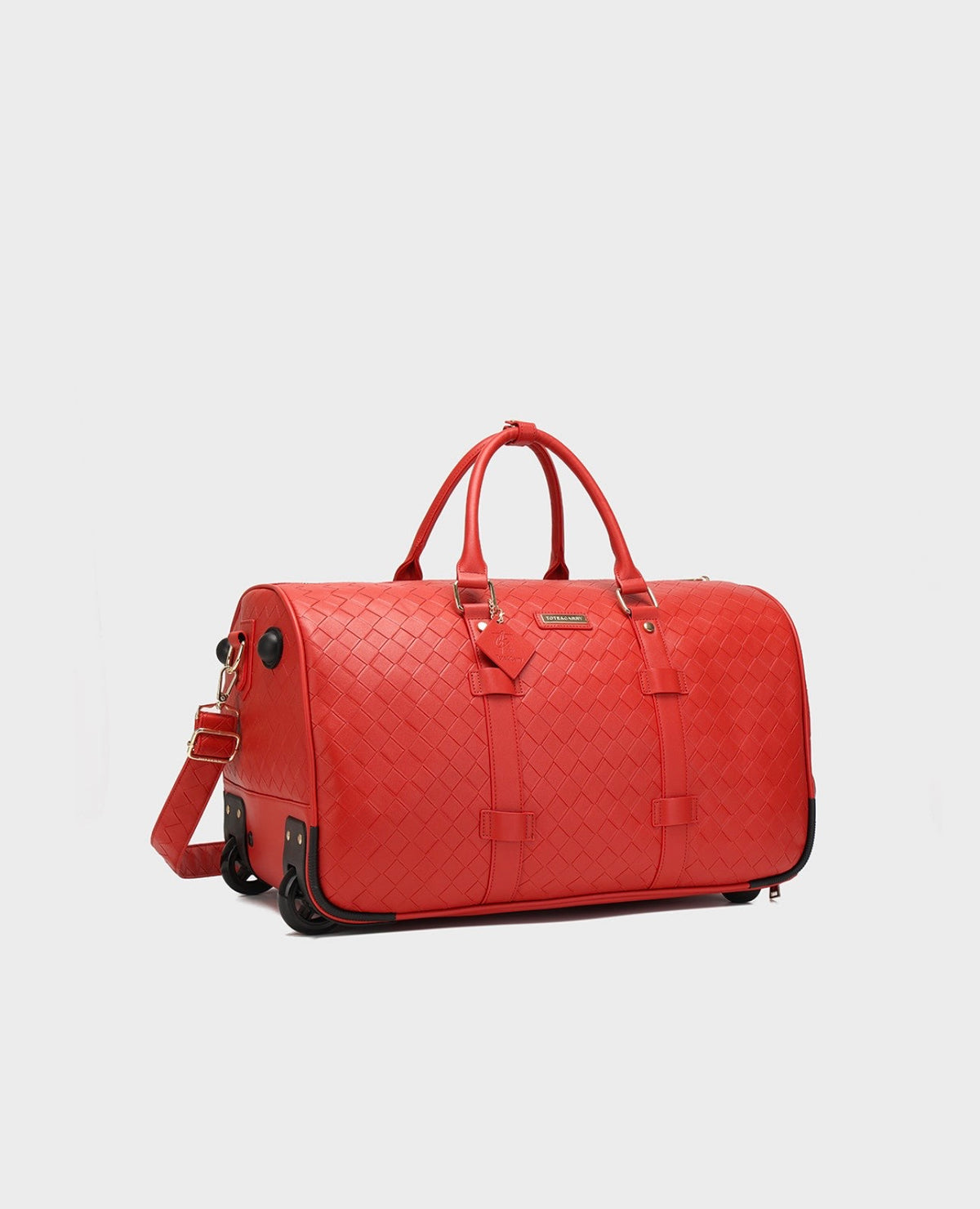 TOTE&CARRY Luxury Rolling Travel Duffel Bag