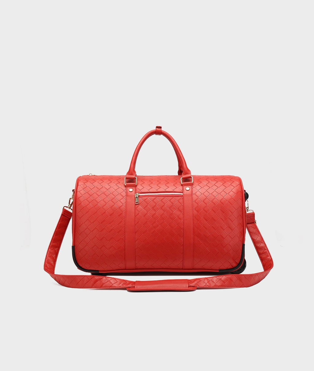 TOTE&CARRY Luxury Rolling Travel Duffel Bag
