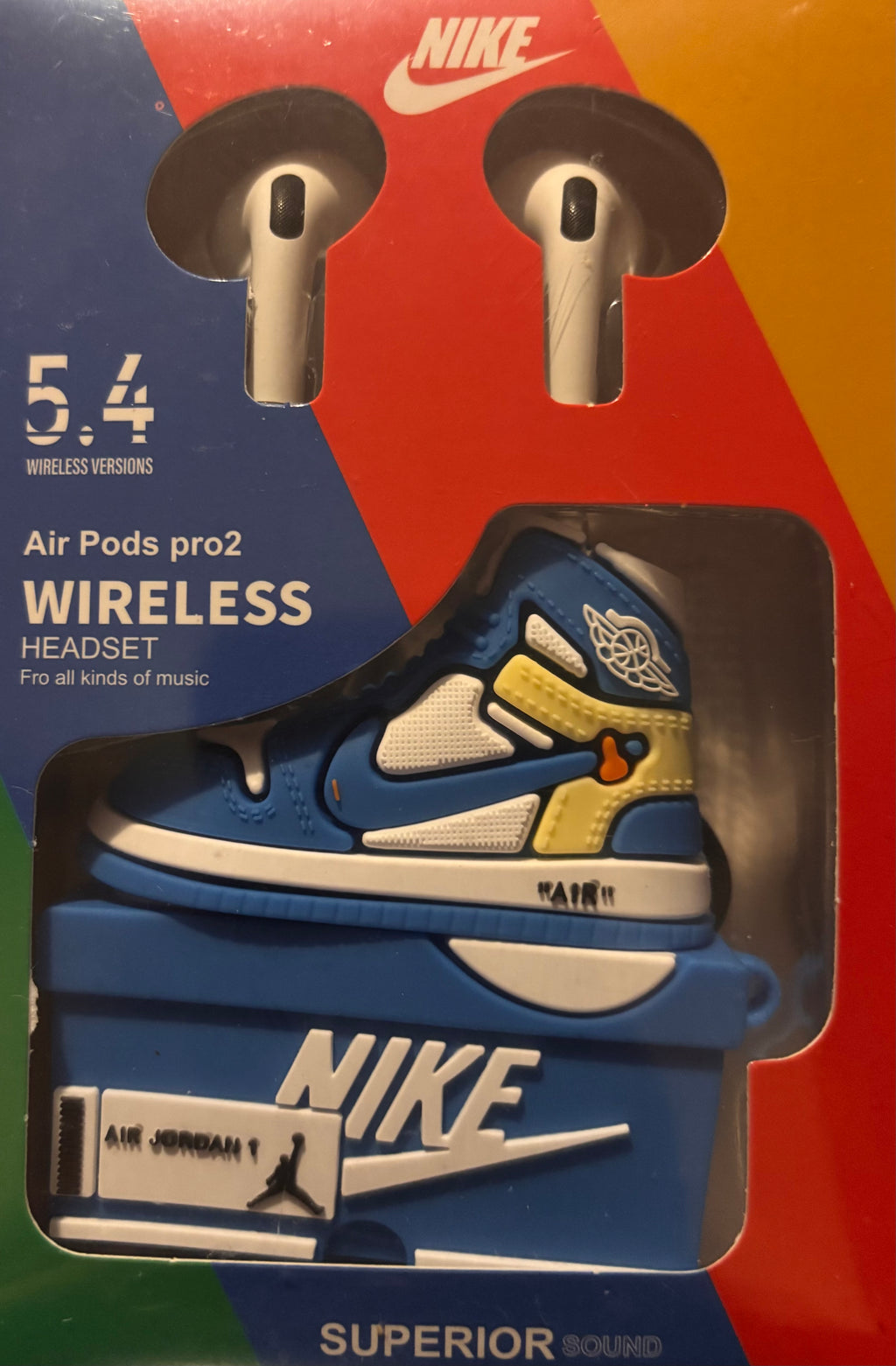 Nike Air Pod Pro 2 Wireless Earbuds & Case