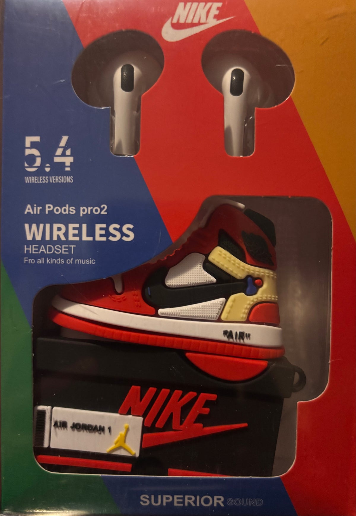 Nike Air Pod Pro 2 Wireless Earbuds & Case